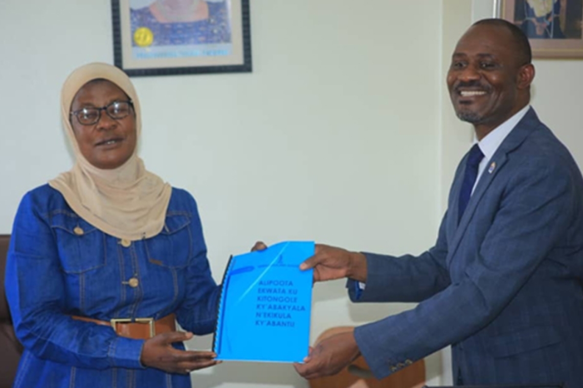  The minister of human settlements, Hon. Hajjat Mariam Nkalubo Mayanja assumes new office